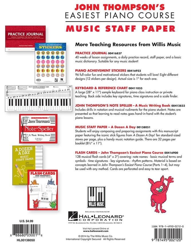 John Thompson's Easiest Piano Course